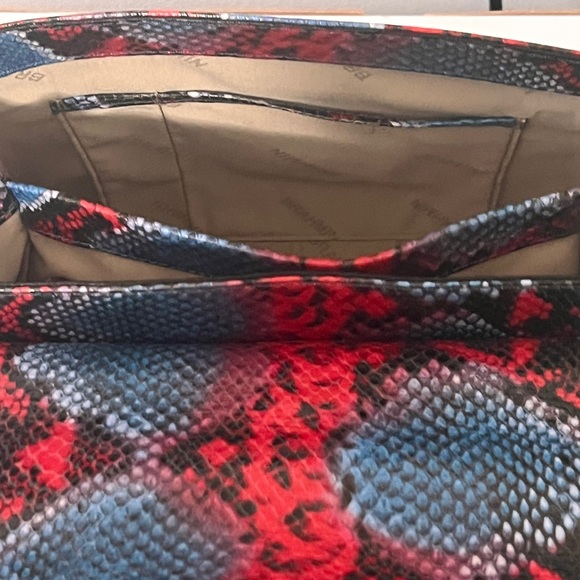 Brahmin Rene Heat Rosen Python Print Genuine Leather - Picture 6 of 8